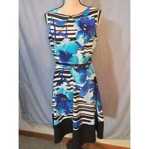 Blue print  Darby Signature dress